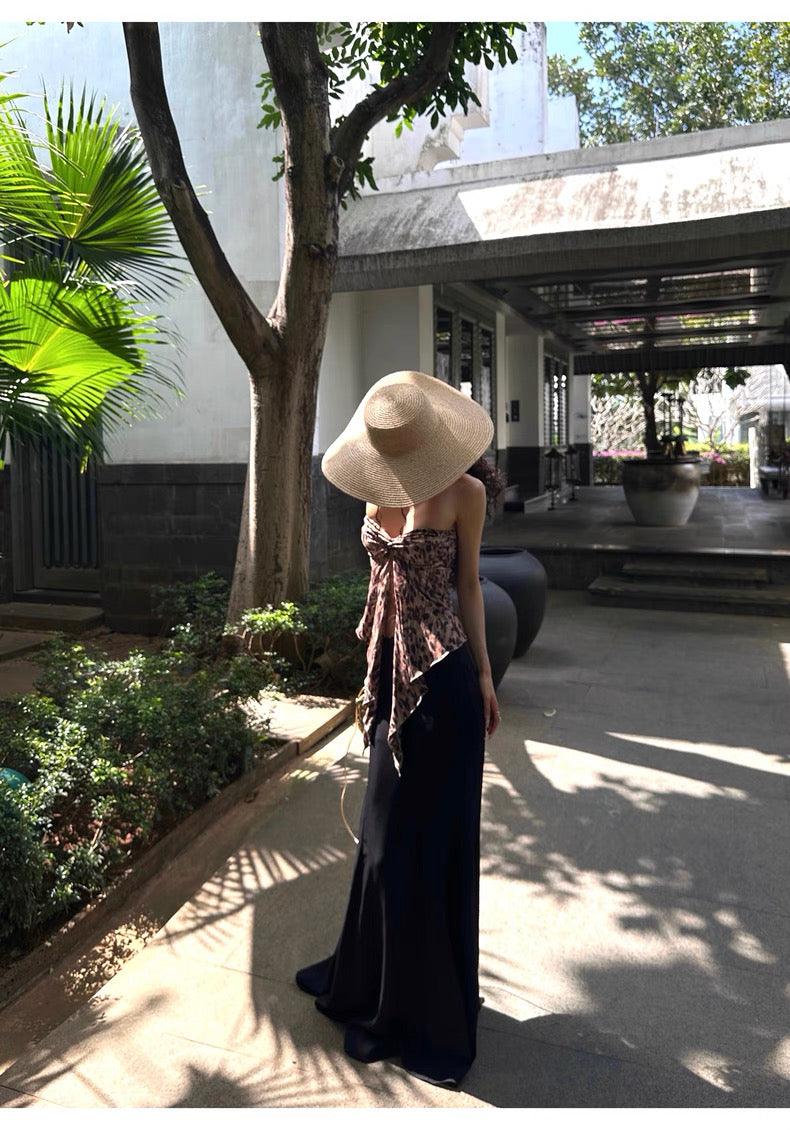 Black maxi skirt