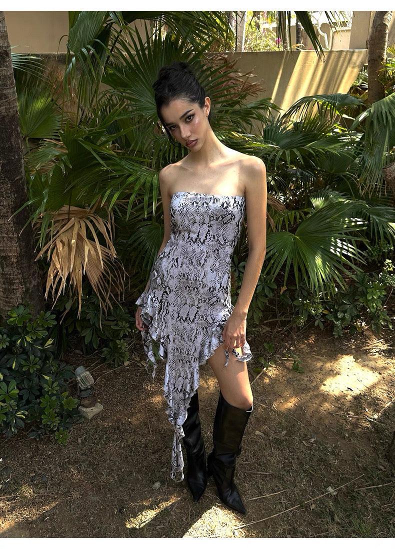 Snake tube top dress