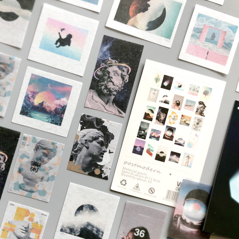 50 tent sticker packs
