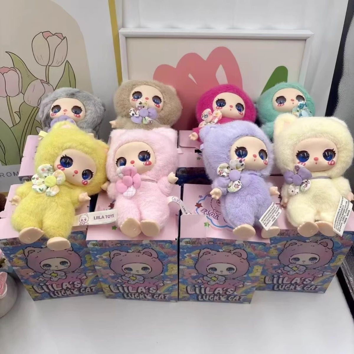 Lilla's lucky cat Mint Doll