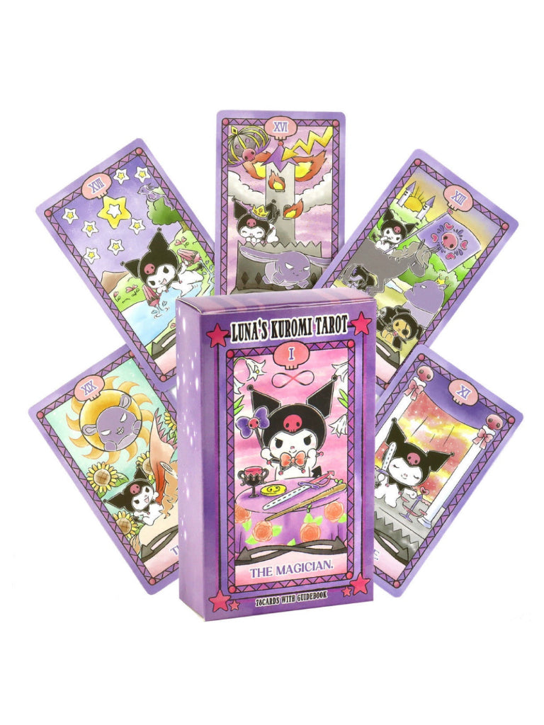 Luna's kuromi tarot card