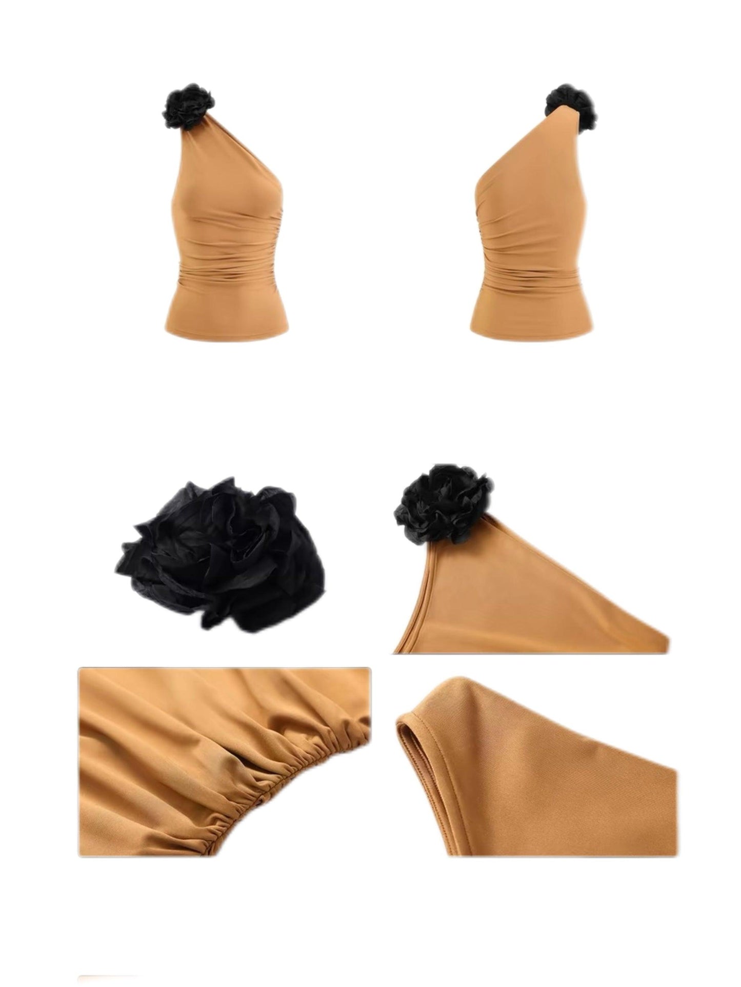 Champagne roses off shoulder top