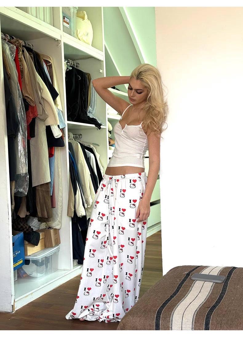 hello Kitty Printed slacks