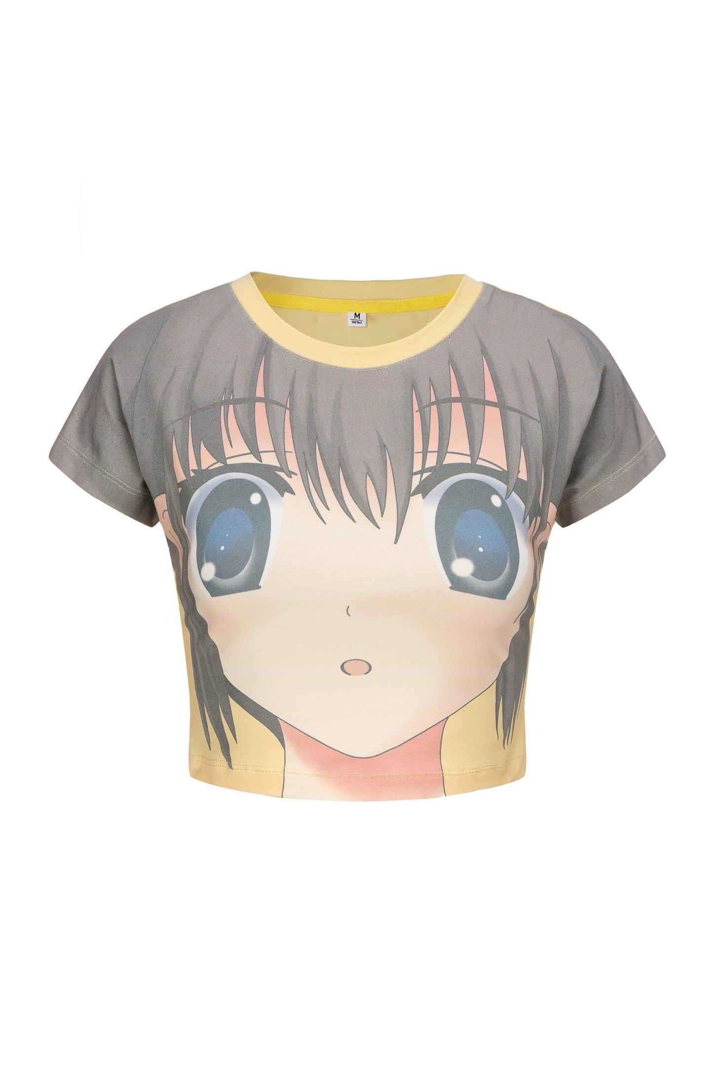 Anime big eye full print tee
