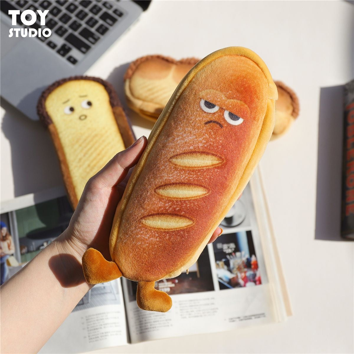 Bread Pencil Case&Storage Bag