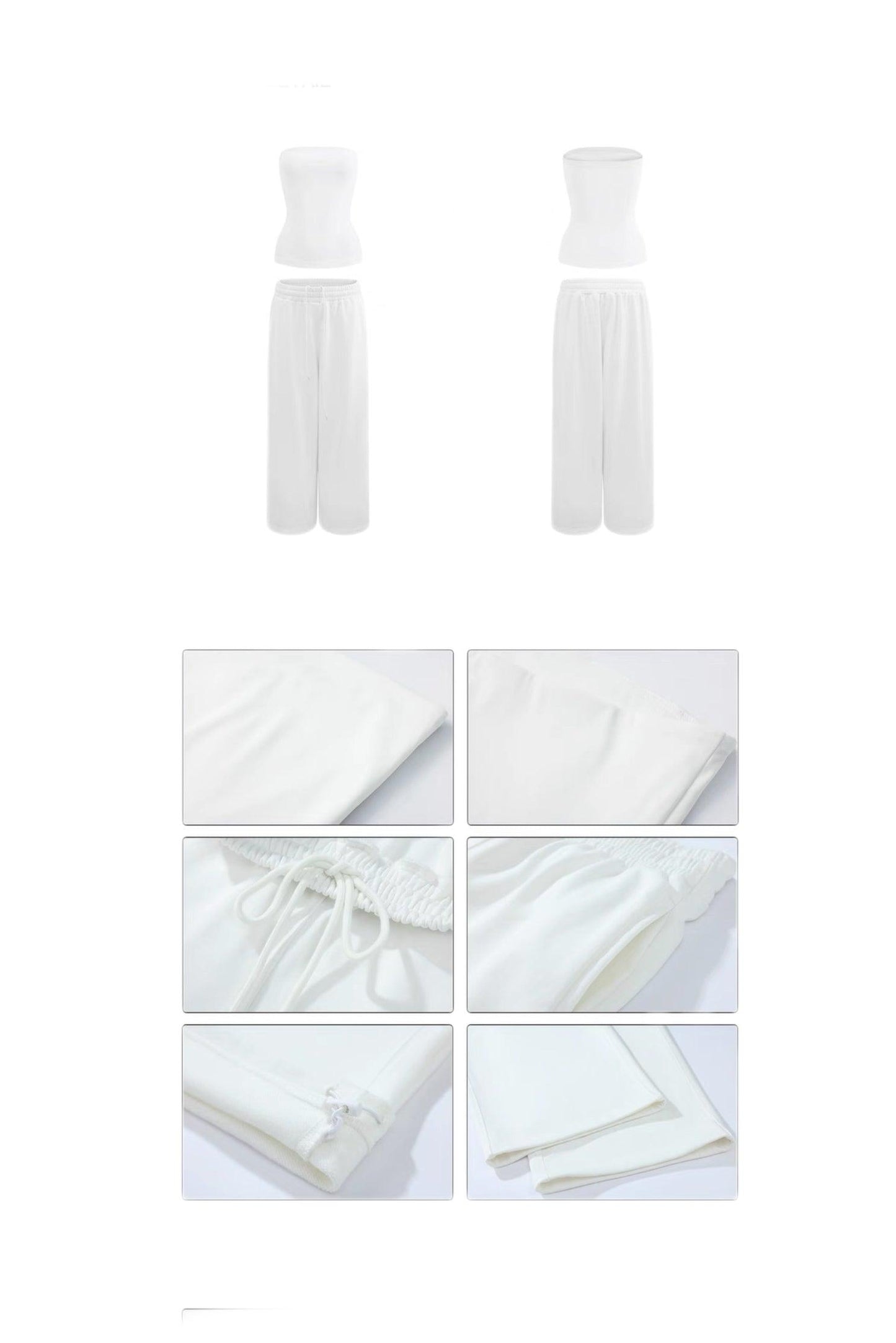 White shoulder vest