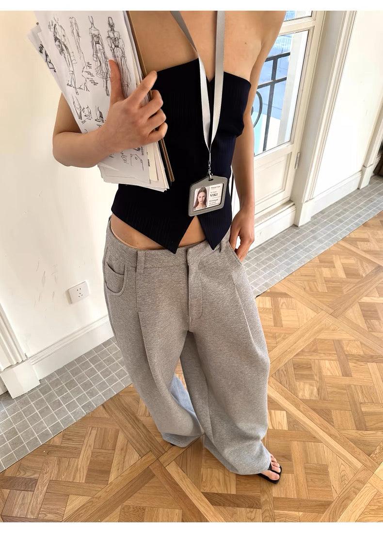 tube top pants set