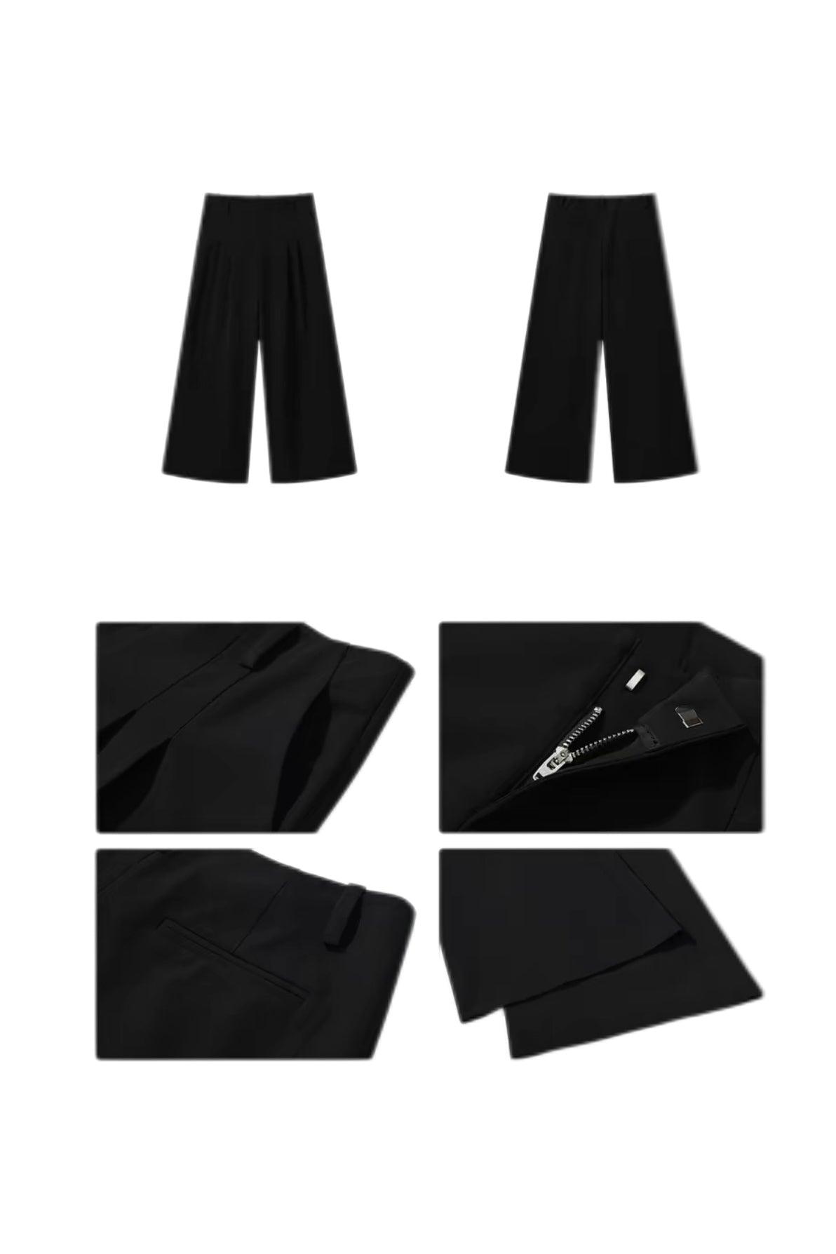 Straight suit pants