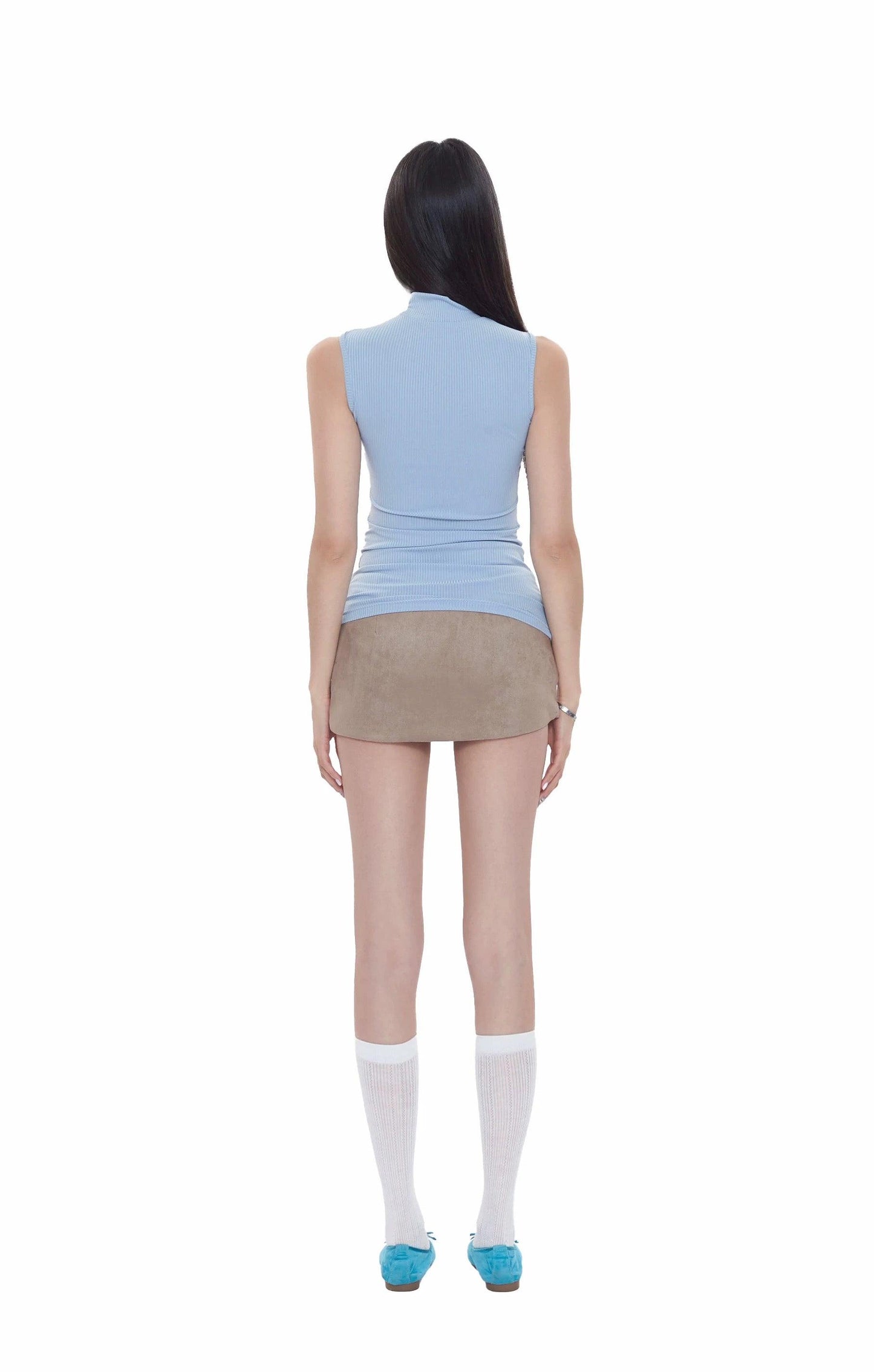 mini skirt khaki