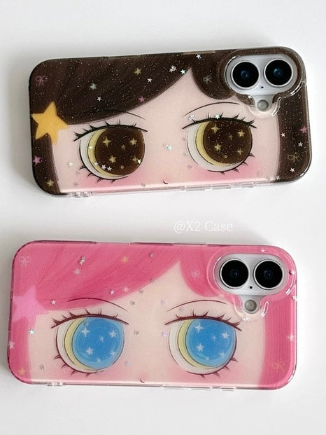 Big Eyes Cute Girl Phone Cases