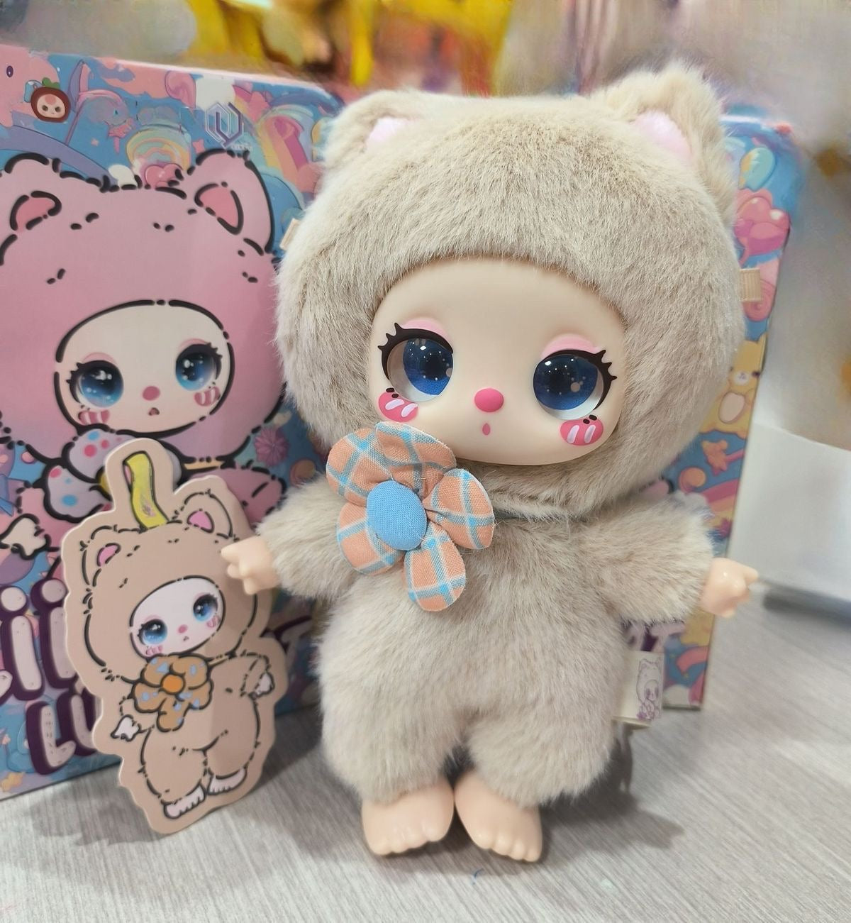 Lilla's lucky cat Mint Doll