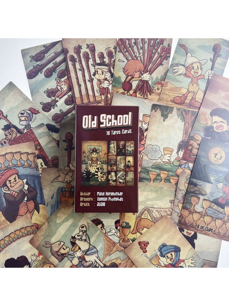 old school Tarot card