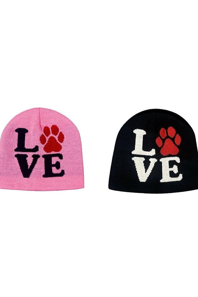 LETTER LOVE Knitted Cold Cap