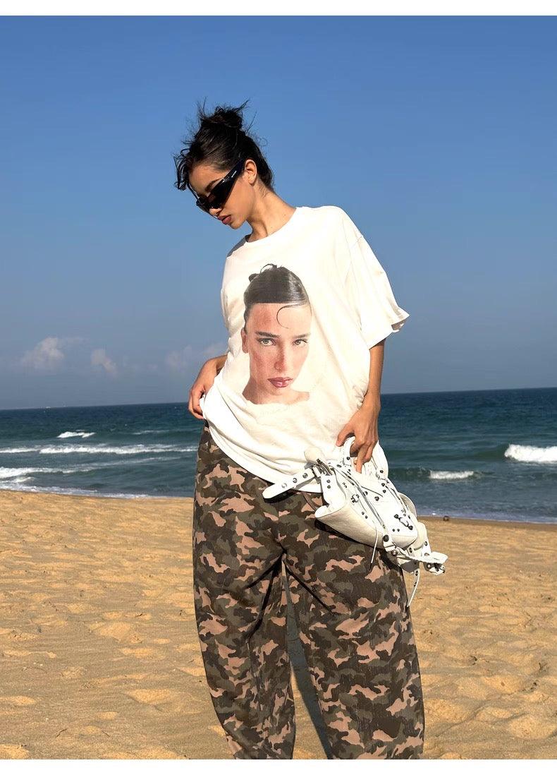 Printed Crew Neck T-Shirt