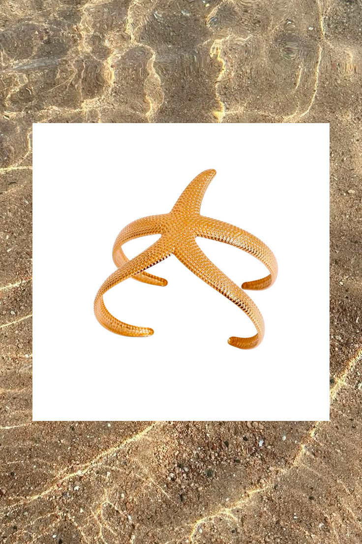 starfish Rings Bracelet 8 pieces Set
