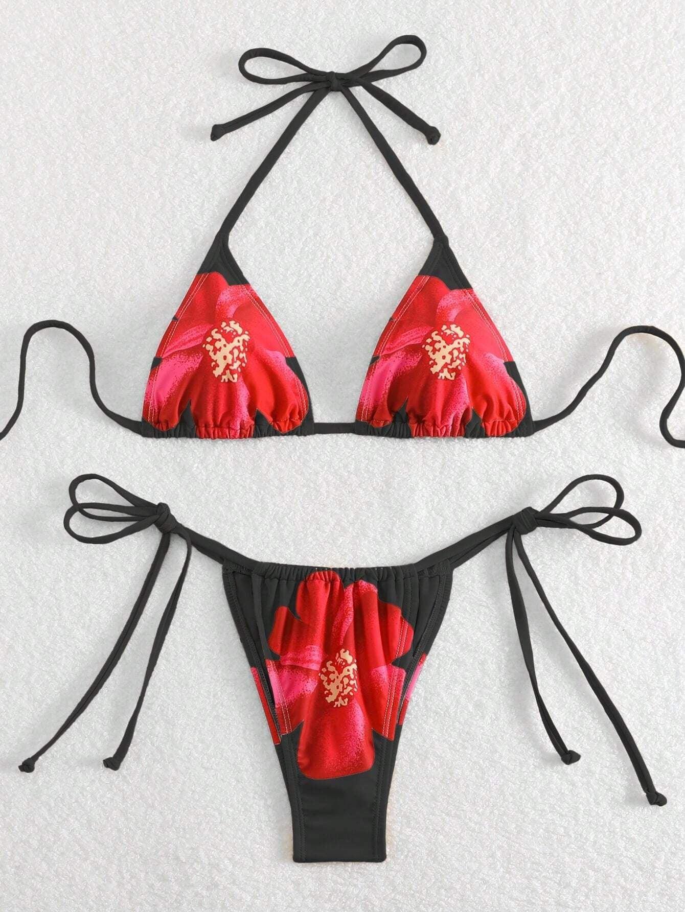flower bikini