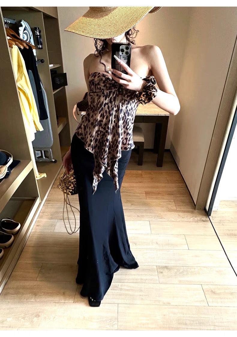 Black maxi skirt