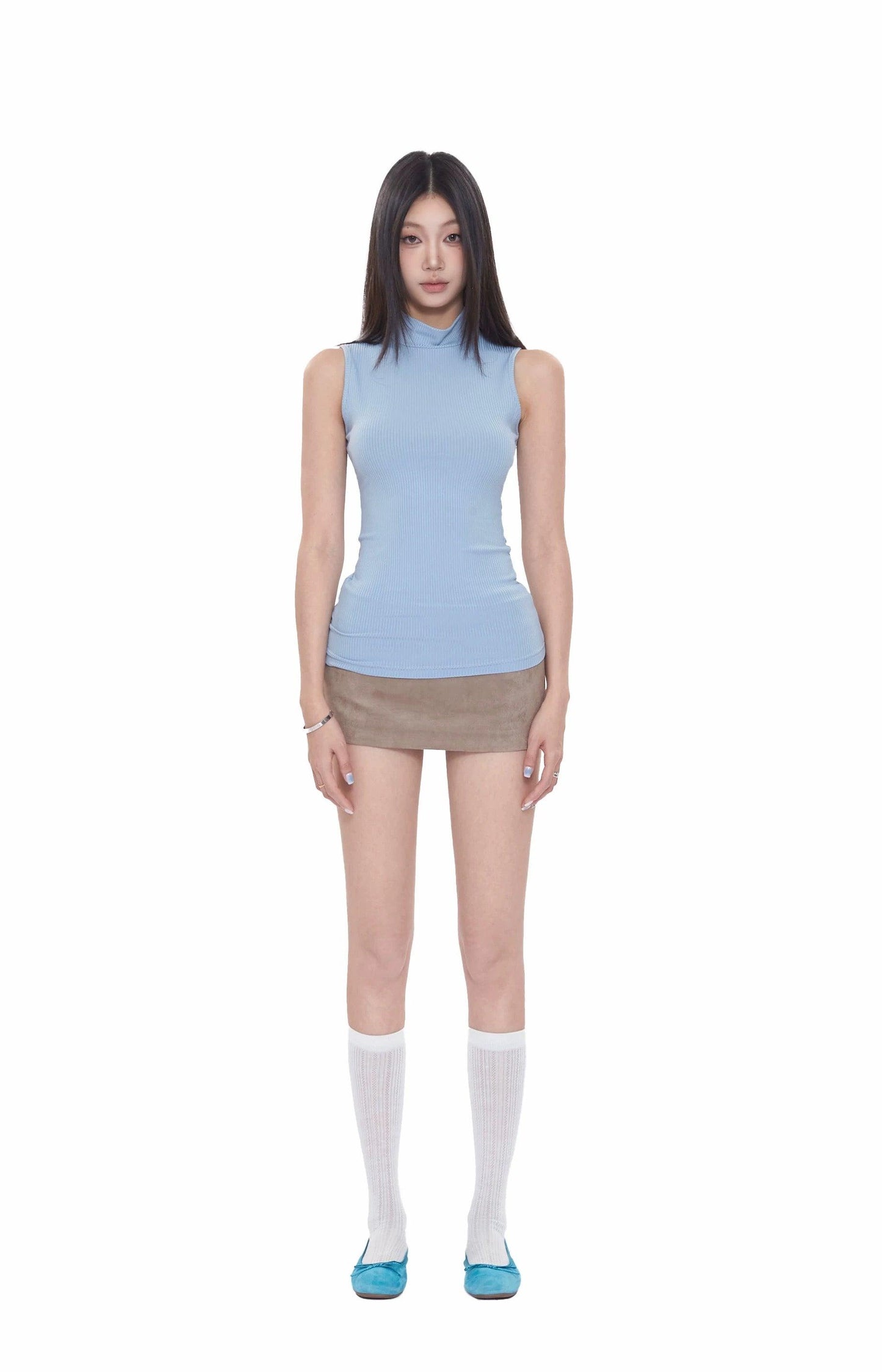 mini skirt khaki