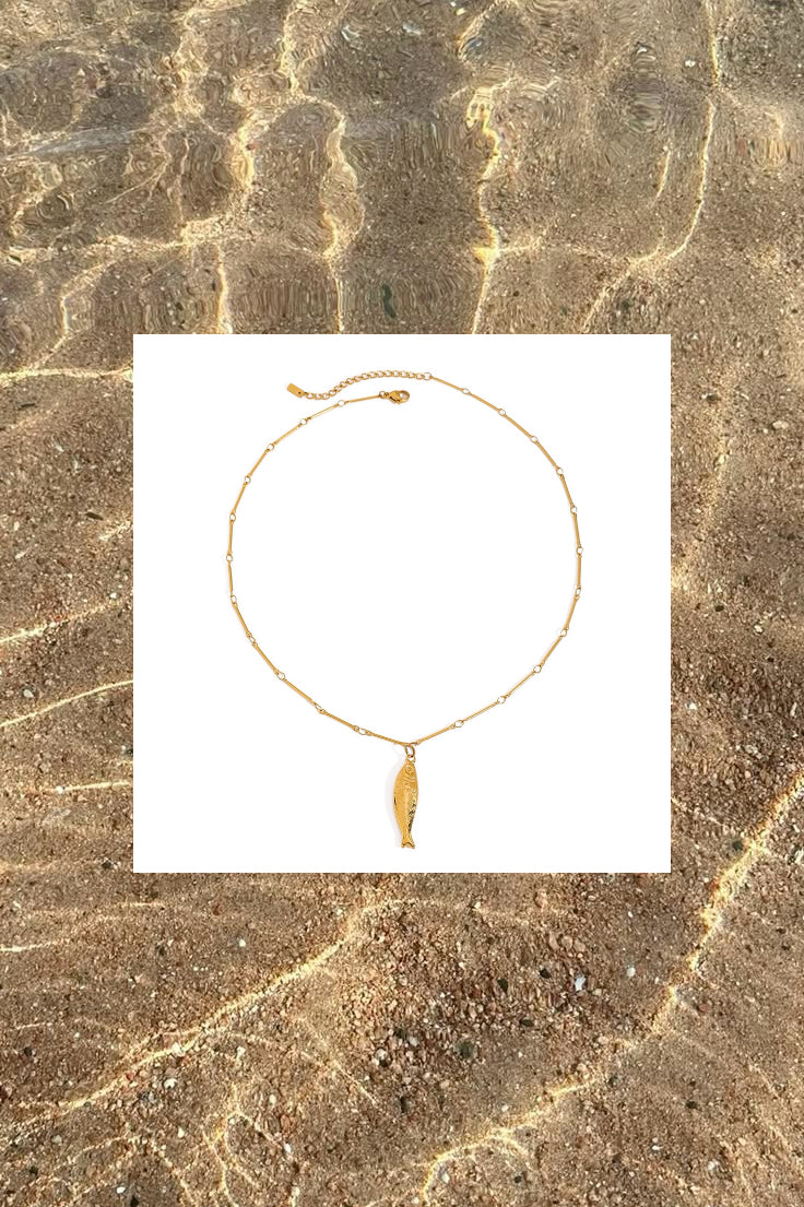 Starfish Earrings+Layered Necklace