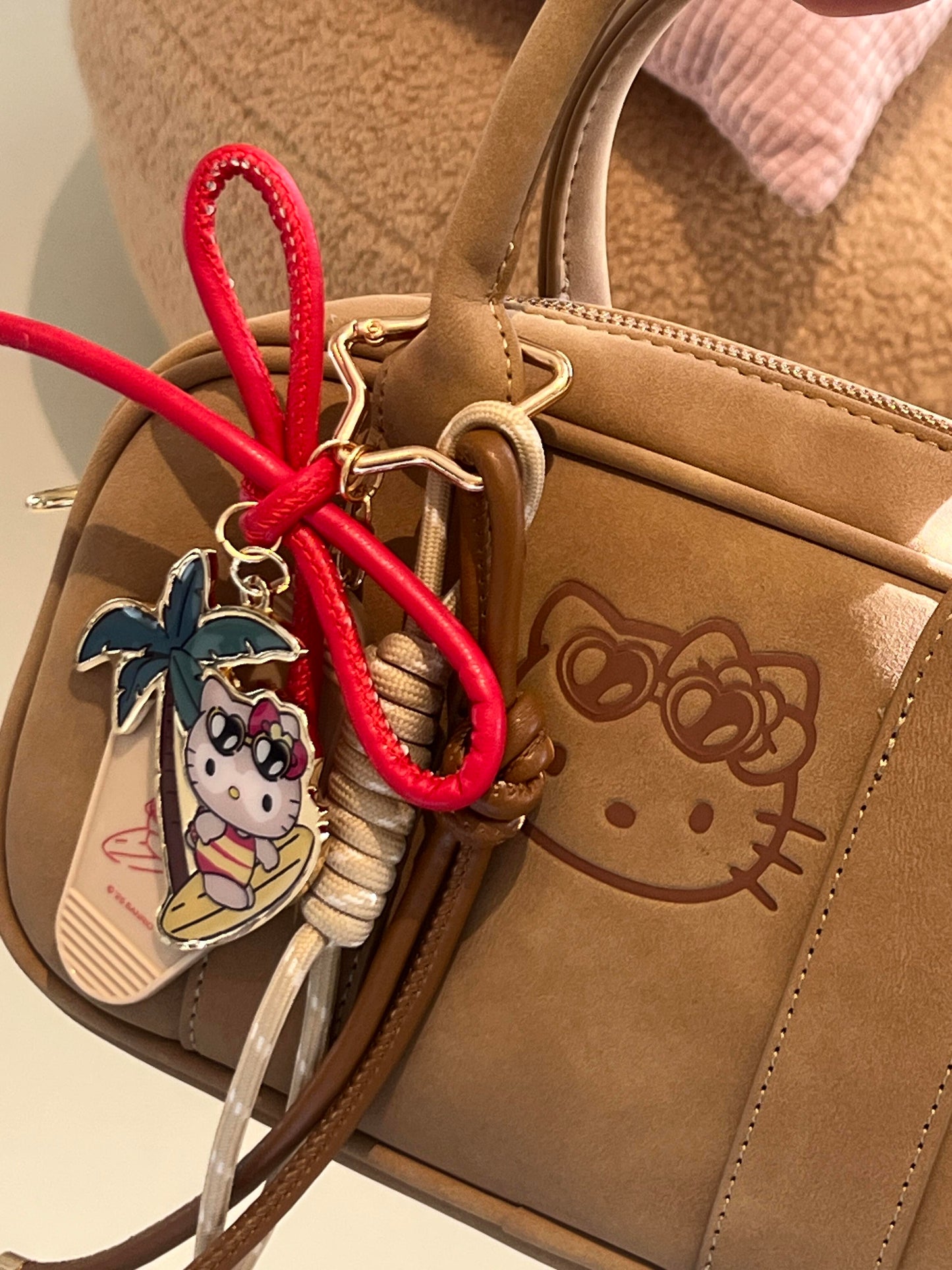 Brown Tanned Hello kitty Bag