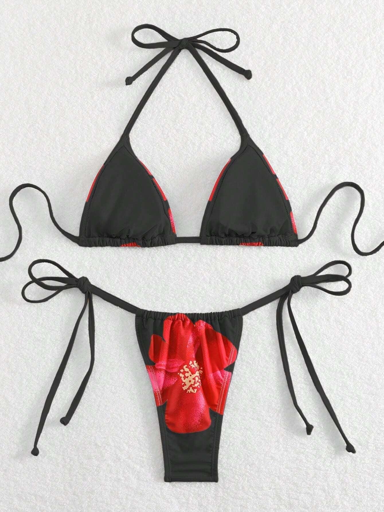 flower bikini