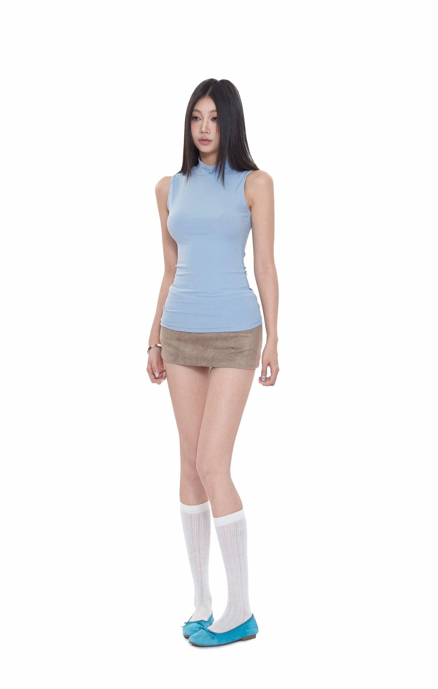 mini skirt khaki