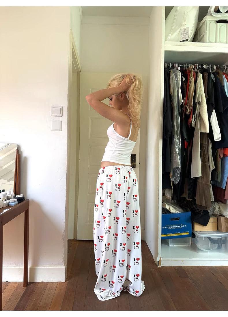 hello Kitty Printed slacks