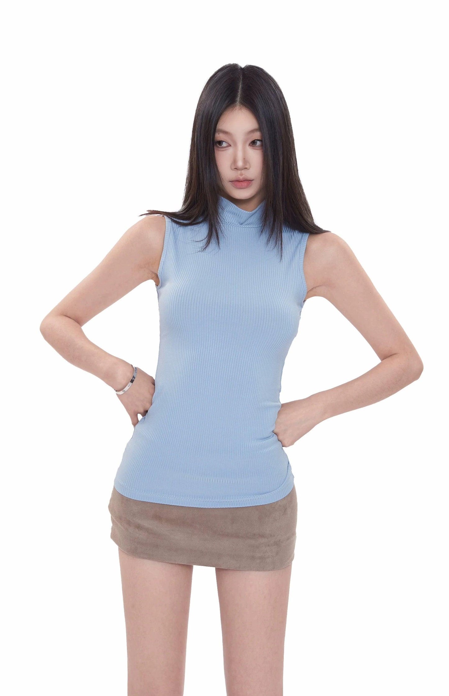 mini skirt khaki
