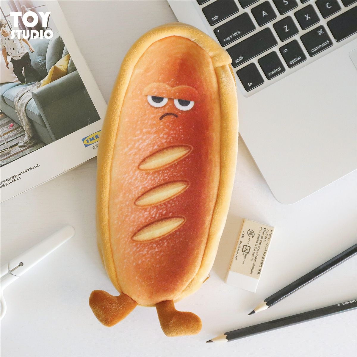 Bread Pencil Case&Storage Bag