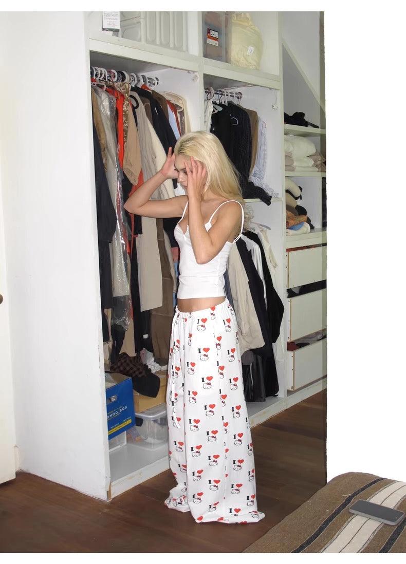 hello Kitty Printed slacks