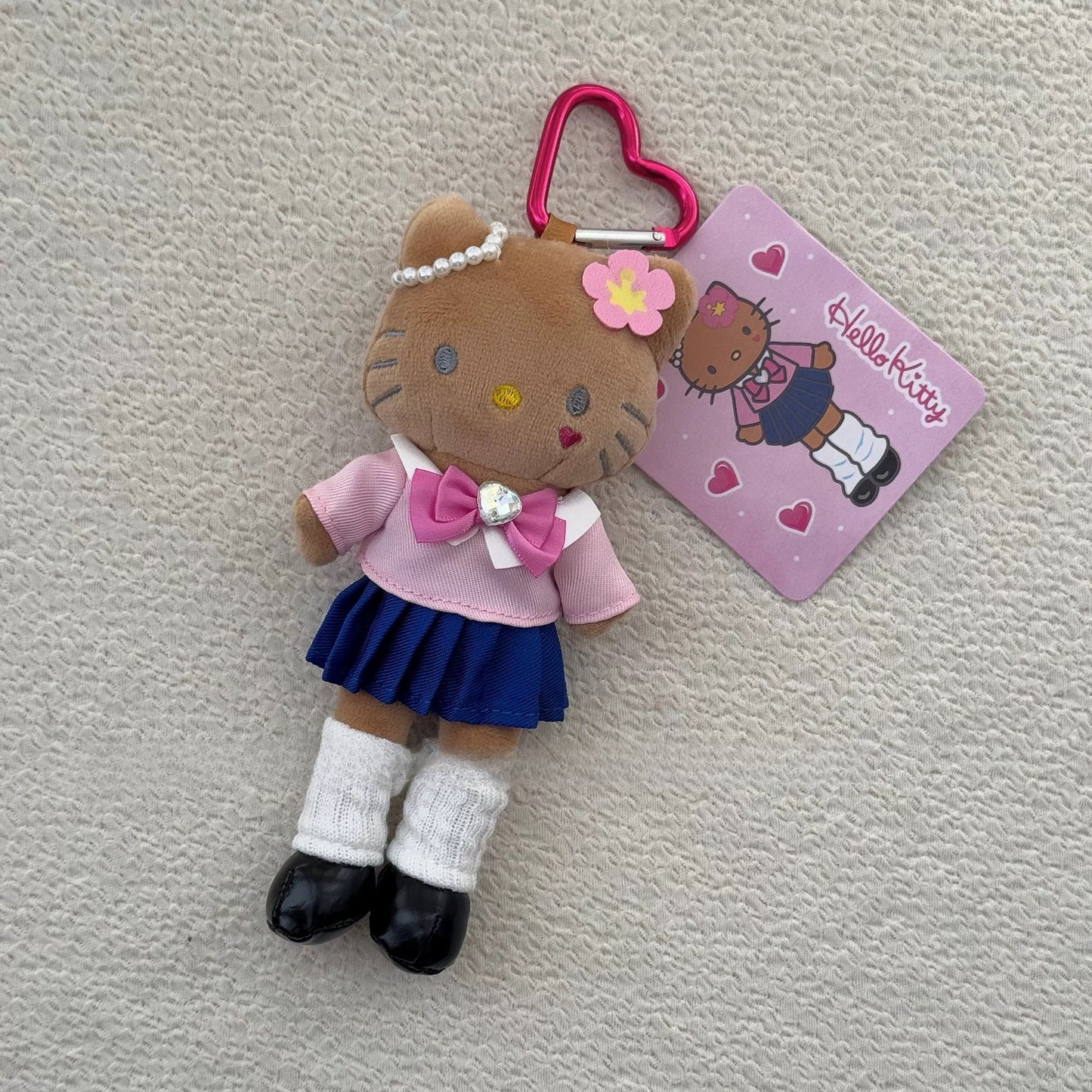 Uniform long legs hellokitty bag pendant