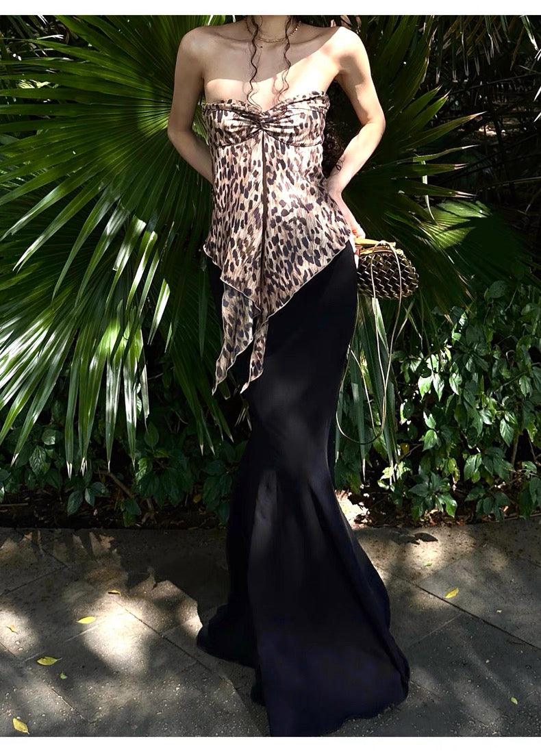 Black maxi skirt