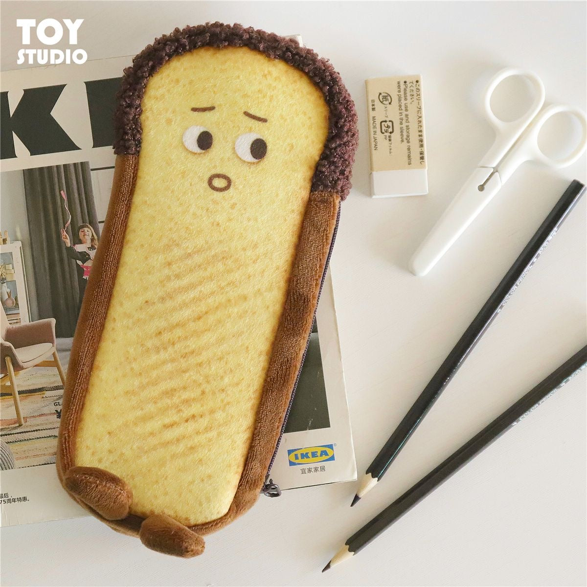 Bread Pencil Case&Storage Bag