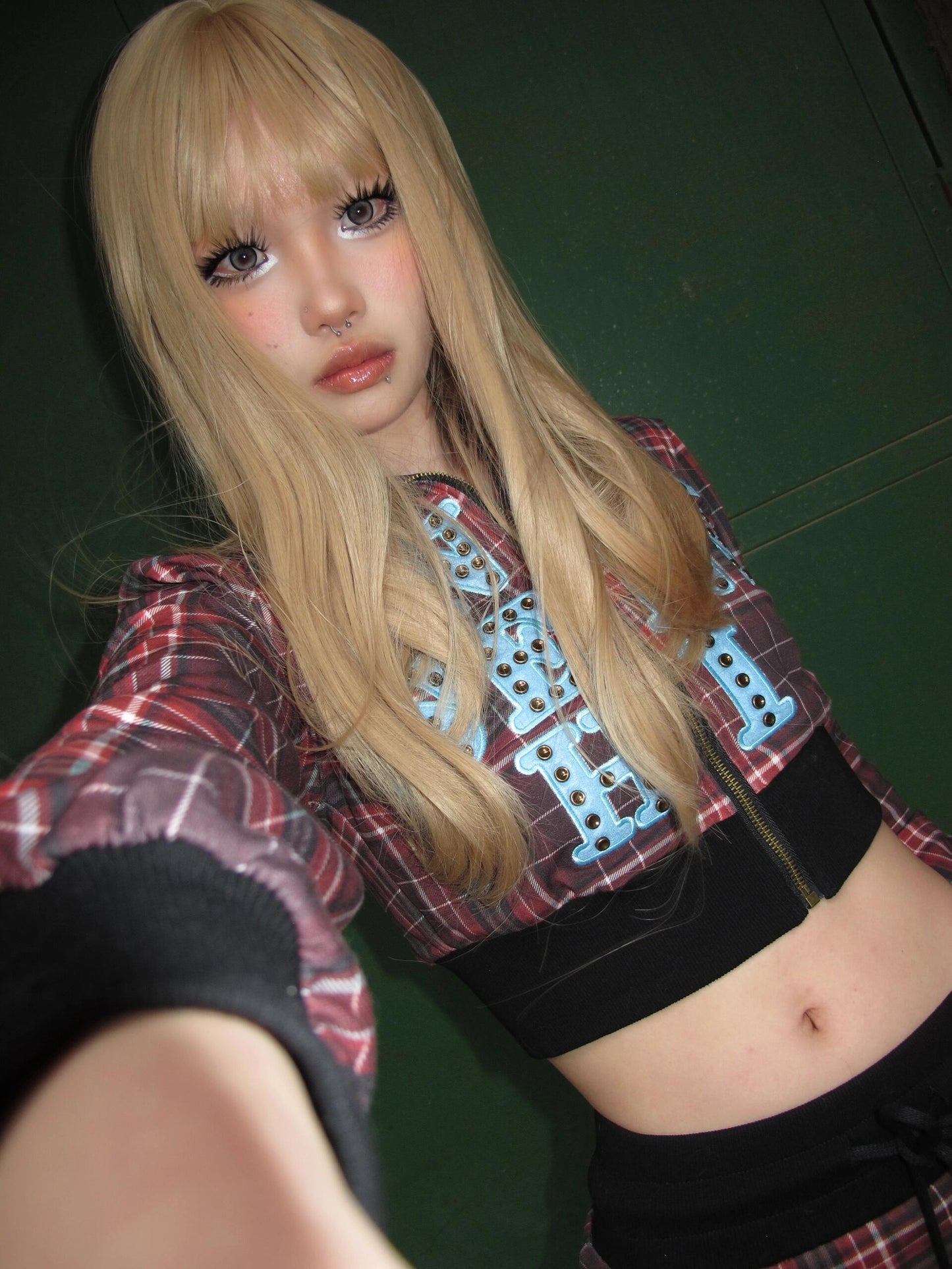 hoodie jacket mini skirt set
