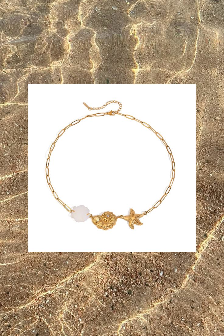 Starfish Conch Layered Necklace