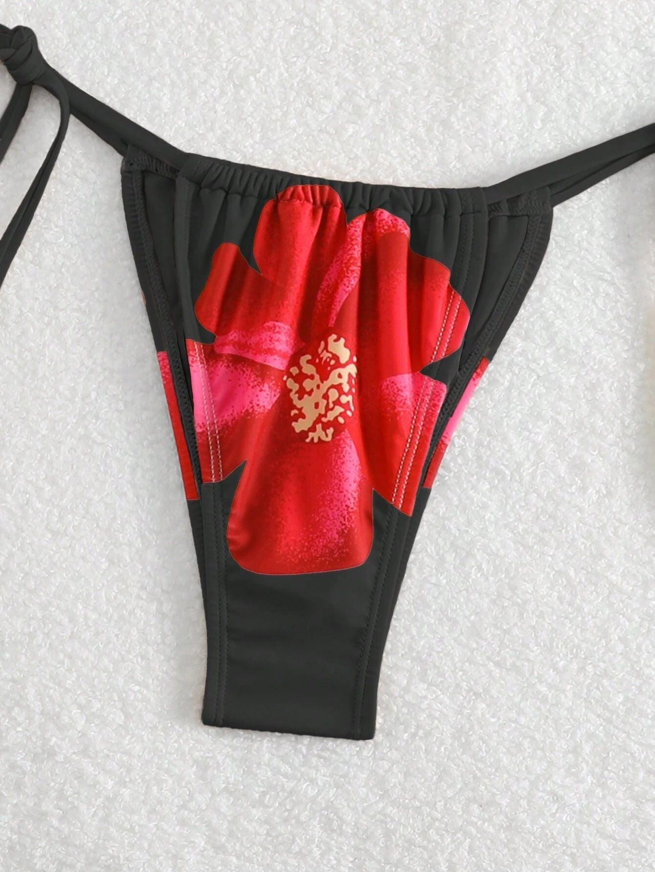 flower bikini