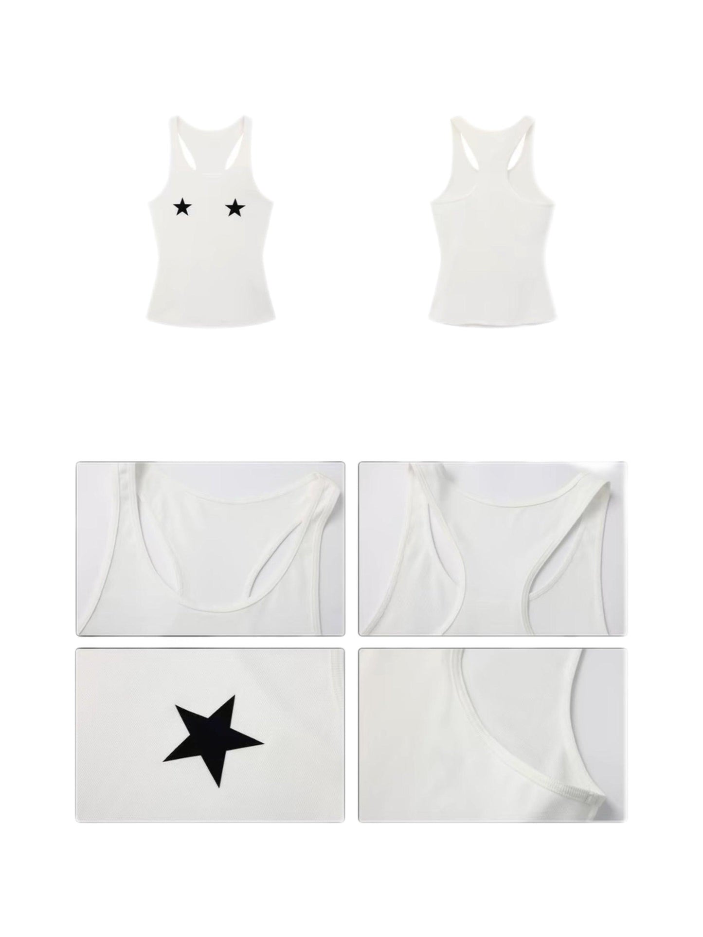 White star vest