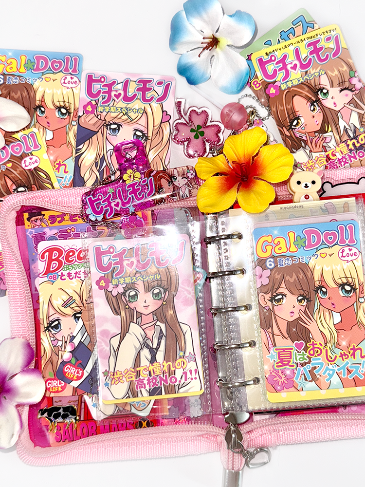 Japanese Showa Shibuya Hot Girl 3-inch Card