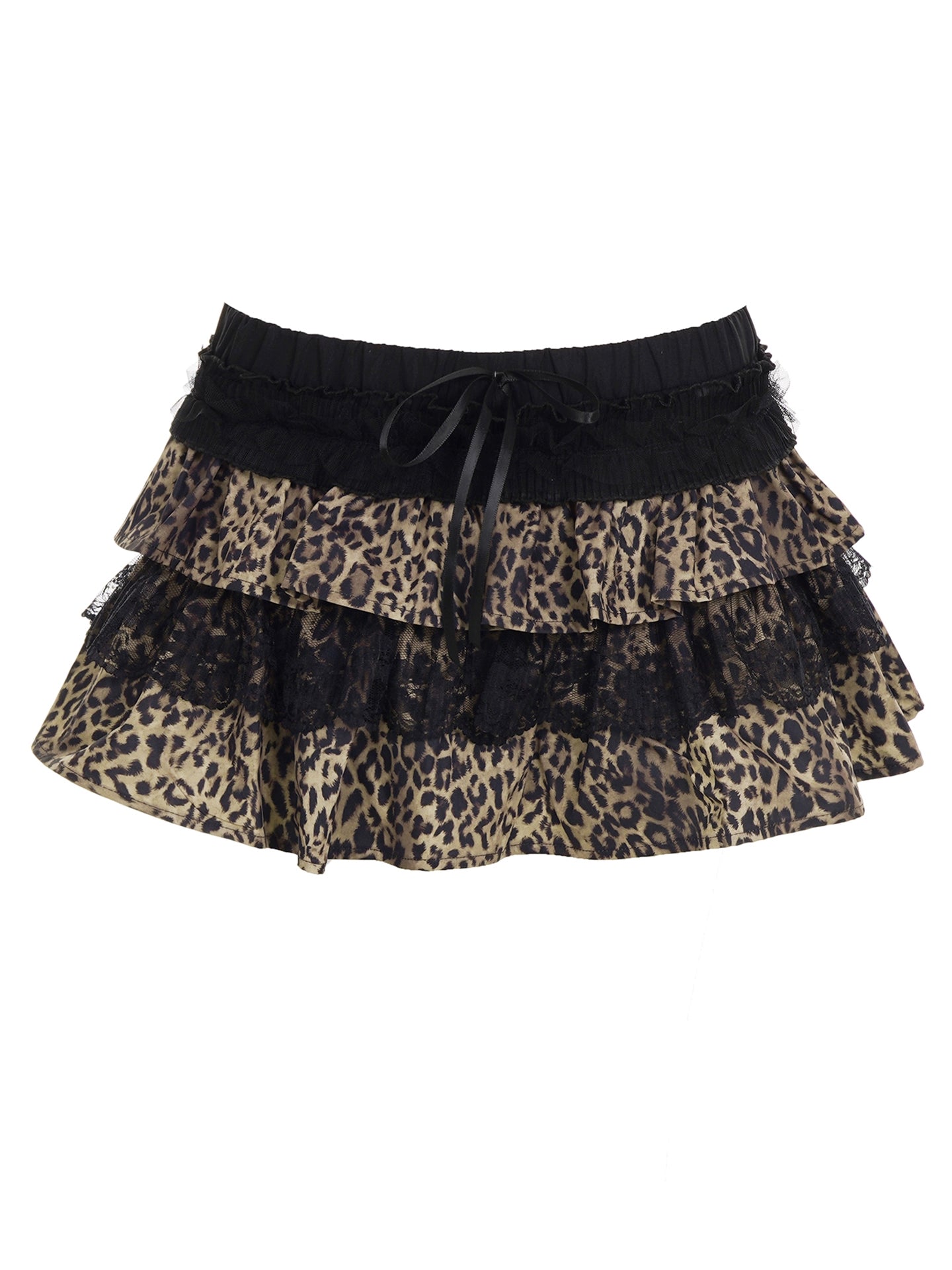Lace patchwork cake skirt