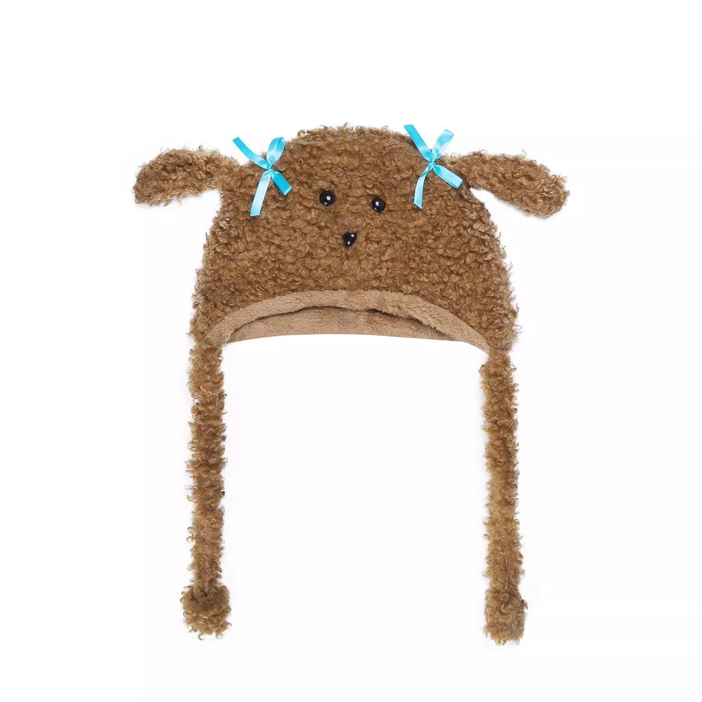 Girl Heart Cute Dog Warm Ear Protection Hat