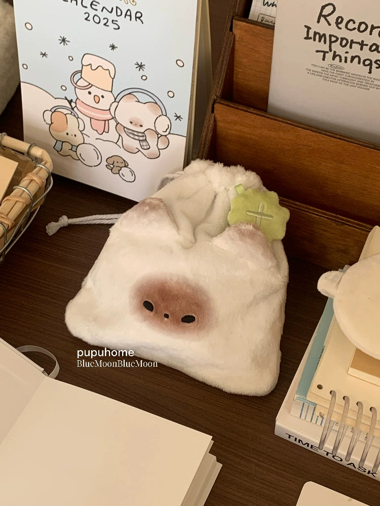 Mantou Cat Pupu Bundle Pocket Storage Bag
