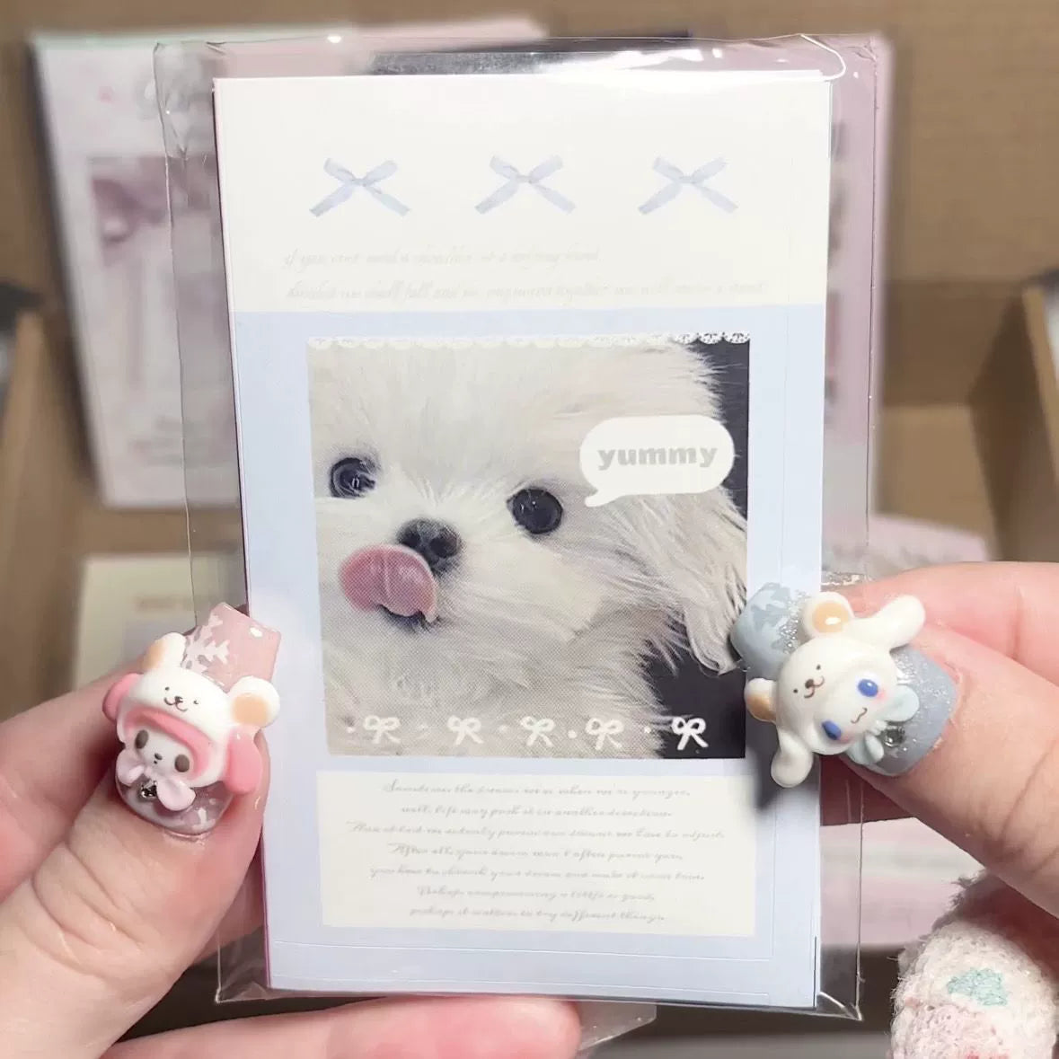 Kitten, puppy, girl ballet sealing sticker