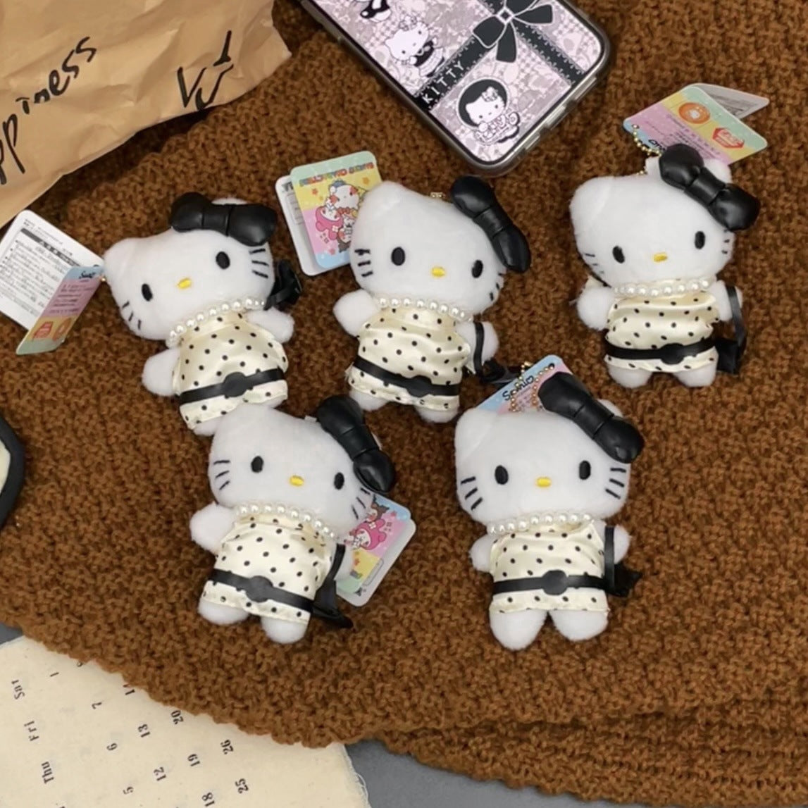 Swimming circle Hellokitty plush charm