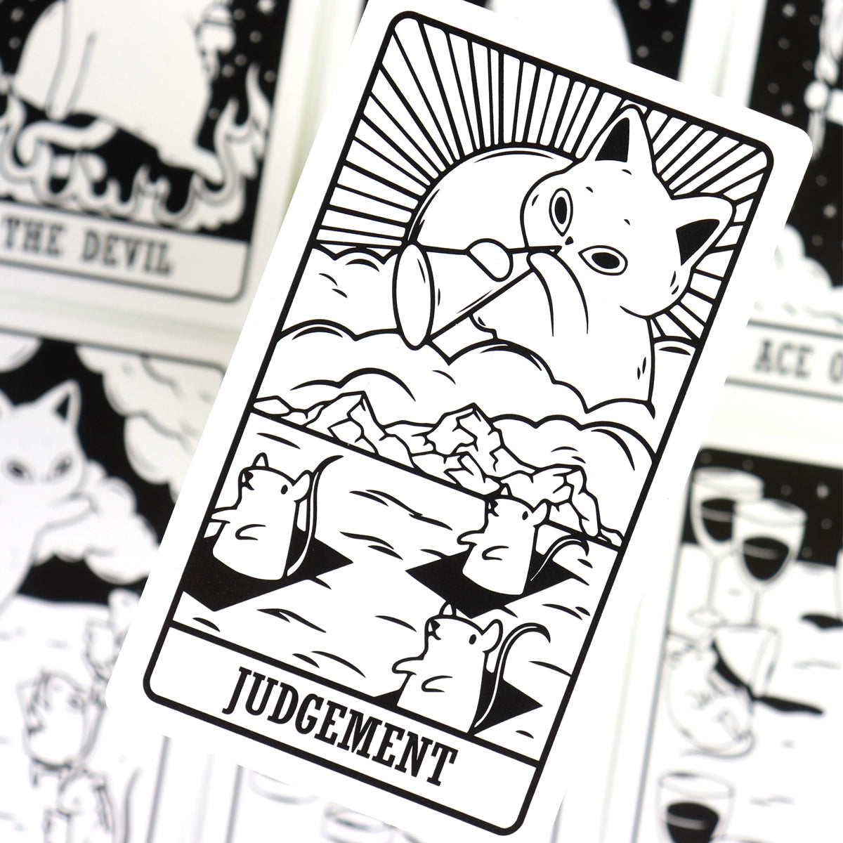 Kitten Tarot cards