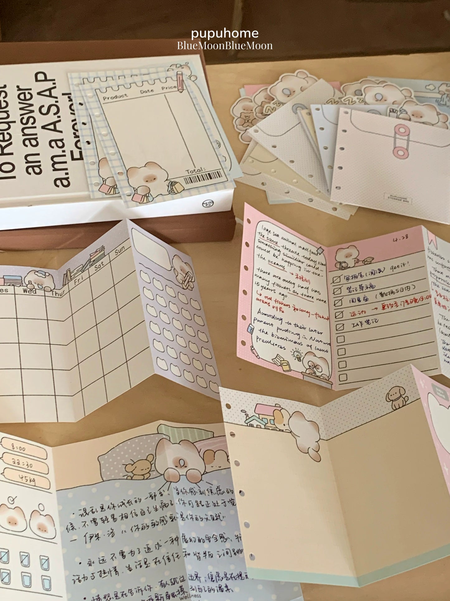 Notes on Mantou Cat M5/A7 Memo Book