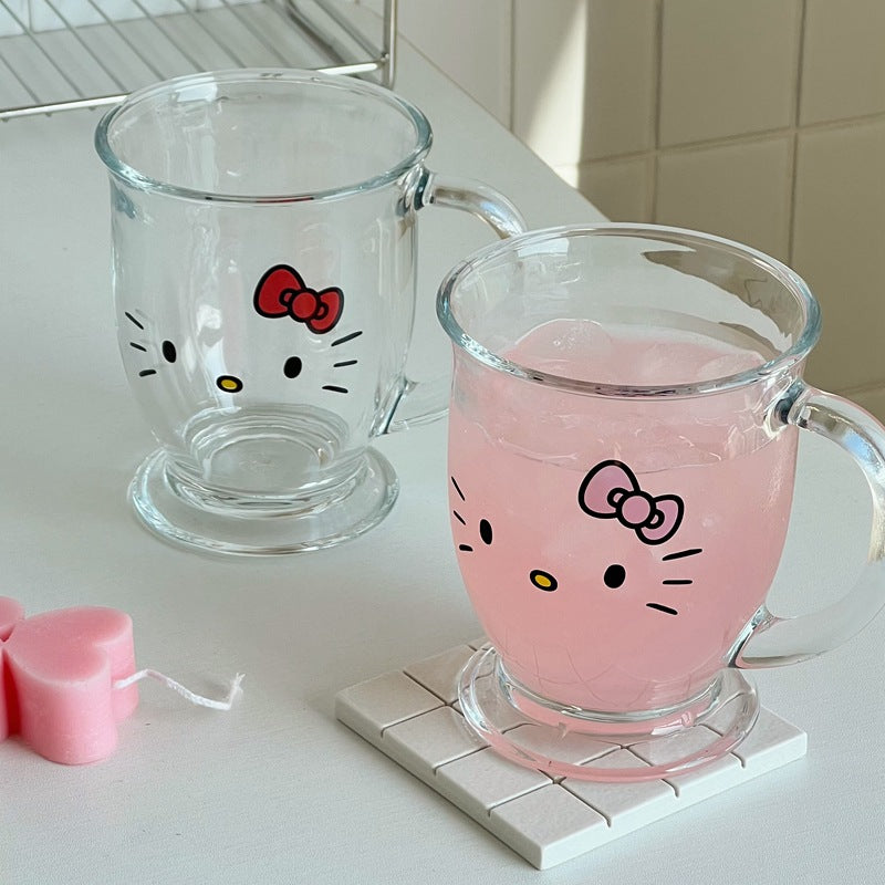 Cute HelloKitty Glass Cup