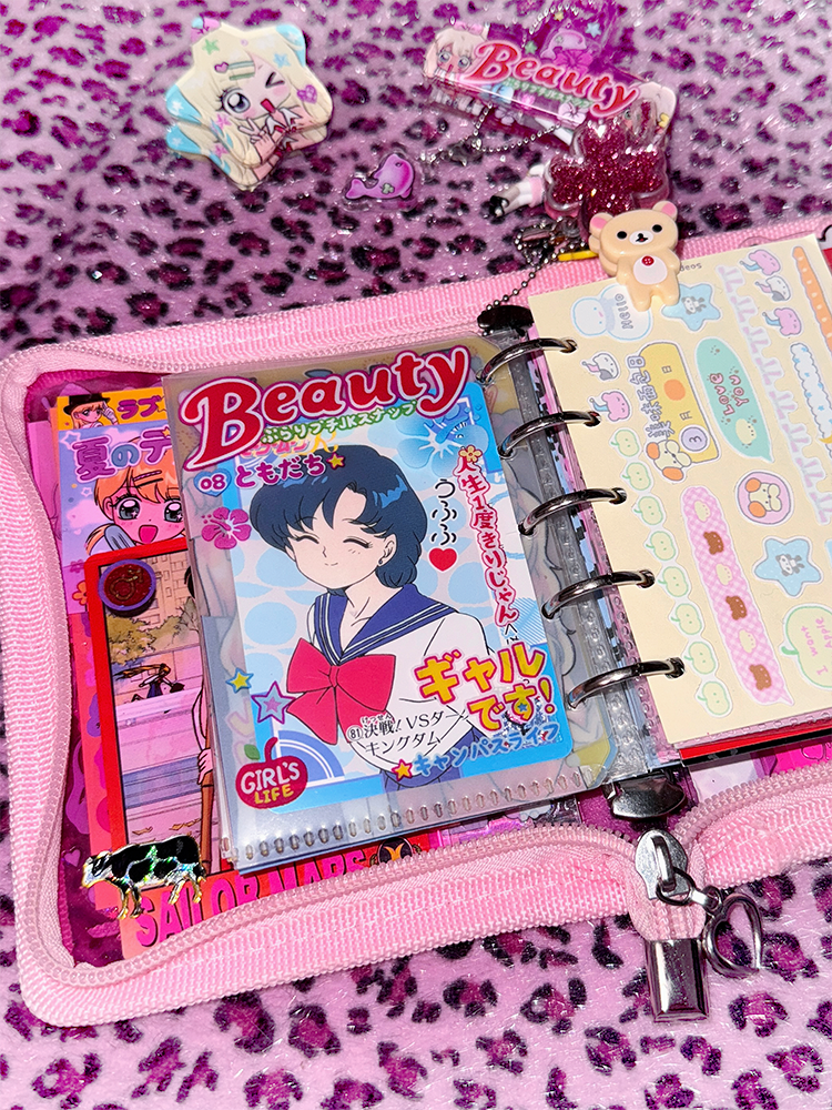 Ancient spicy girl style hand account book storage loose leaf
