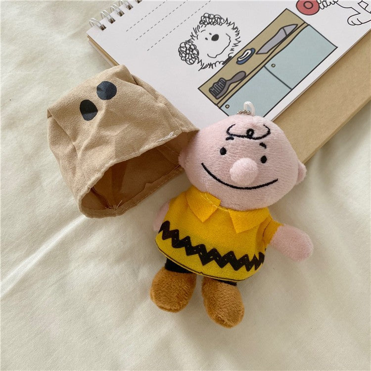 Plush paper bag headband mask Snoopy plush charm