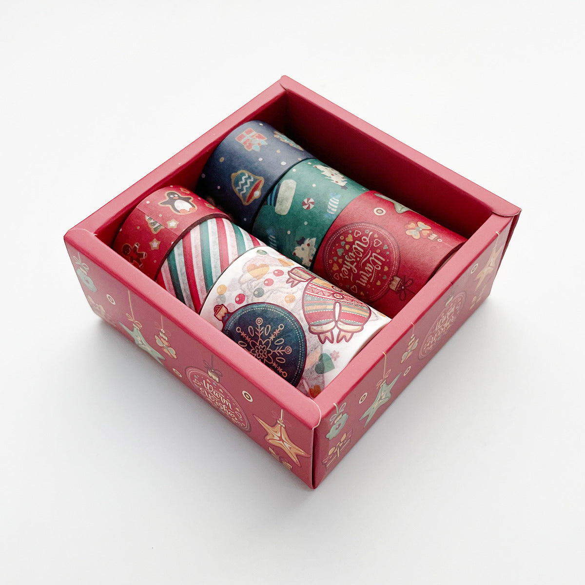 Christmas gifts and paper tape gift boxes