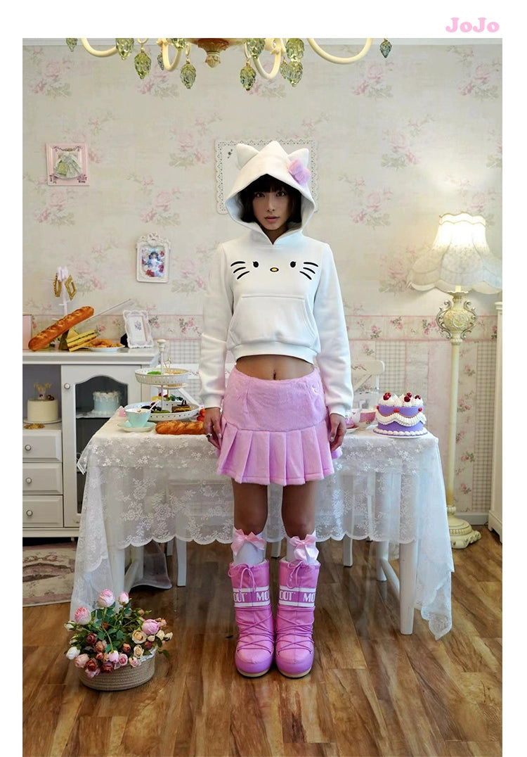 Bow spoof kitty sweater